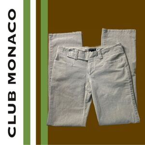 Club‎ Monaco Women’s Boot Cut Light Tan Corduroys - Size 4